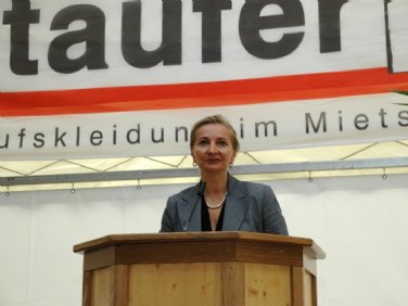 Frau Mag. Ulrike Rabmer-Koller, Vizepräsidentin der Wirtschaftskammer Oberösterreich