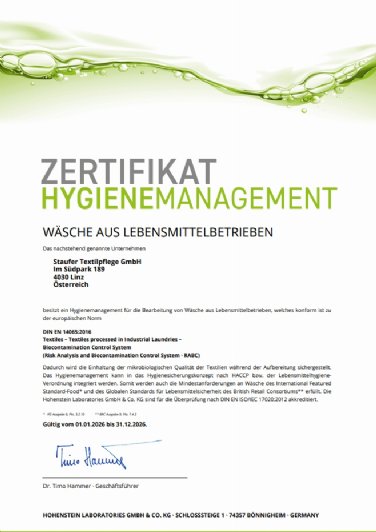 Hygienemanagement